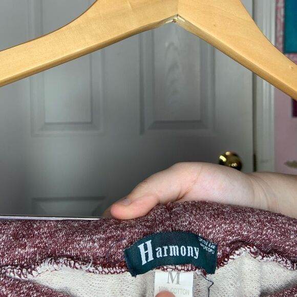 Harmony Burgundy Joggers - Picture 8 of 10